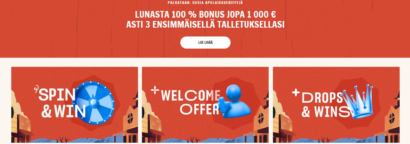 Rapid Casino Bonuses FI