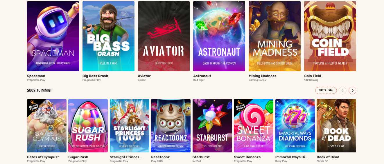 Rapid Casino Games FI