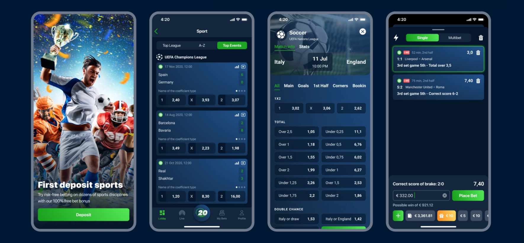 20Bet mobile app