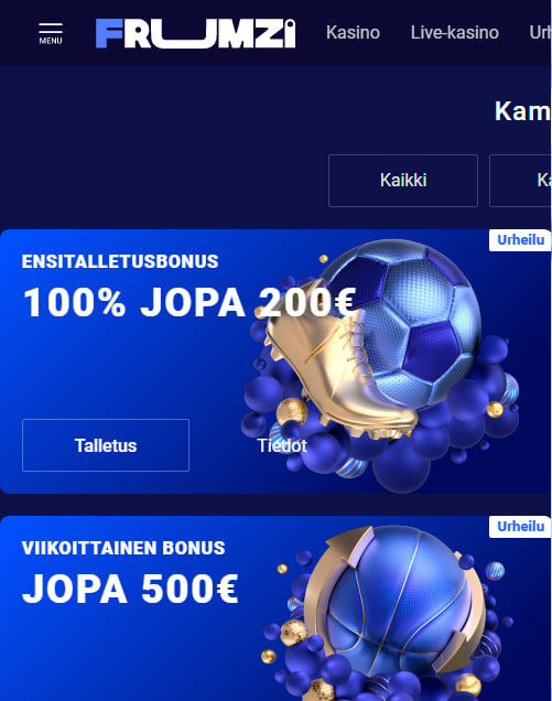 Frumzi Casino iOS