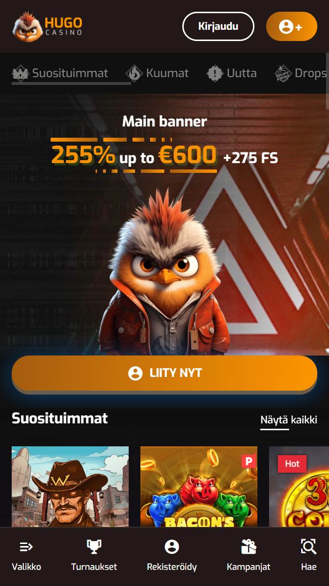 Hugocasino-Main-Wager-Free