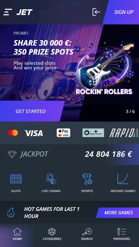 Online Jet kotisivu