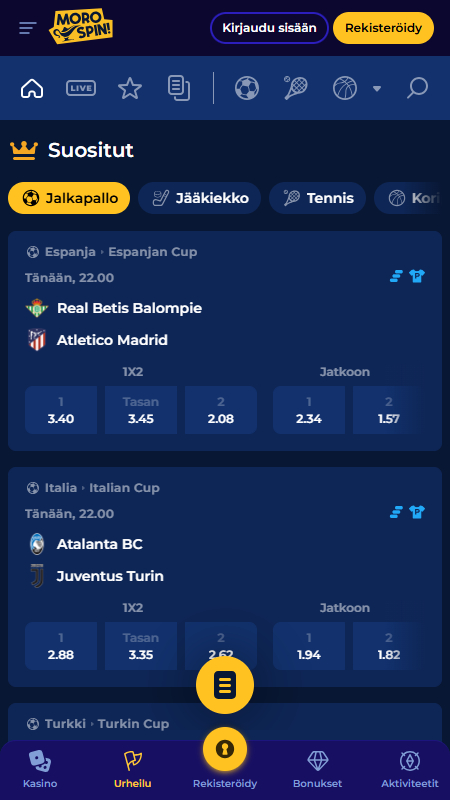 MoroSpin sports betting