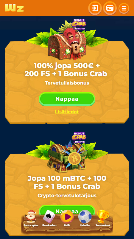 Wazamba casino bonuses