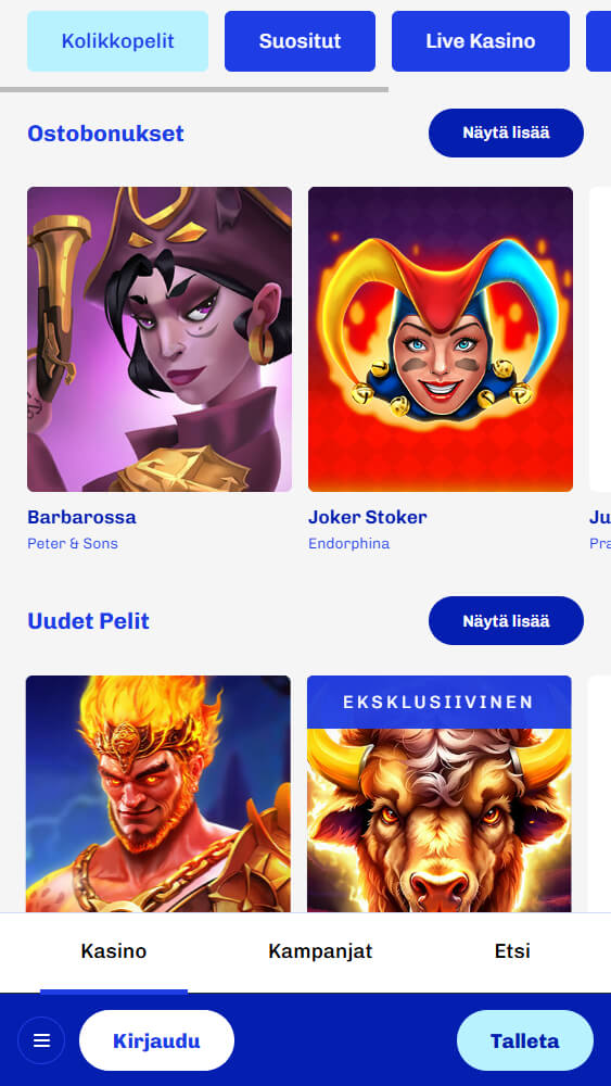 Slotti nettikasinoa