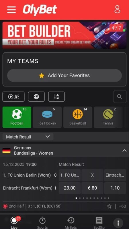 OlyBet Live-vedonlyönti Suomessa