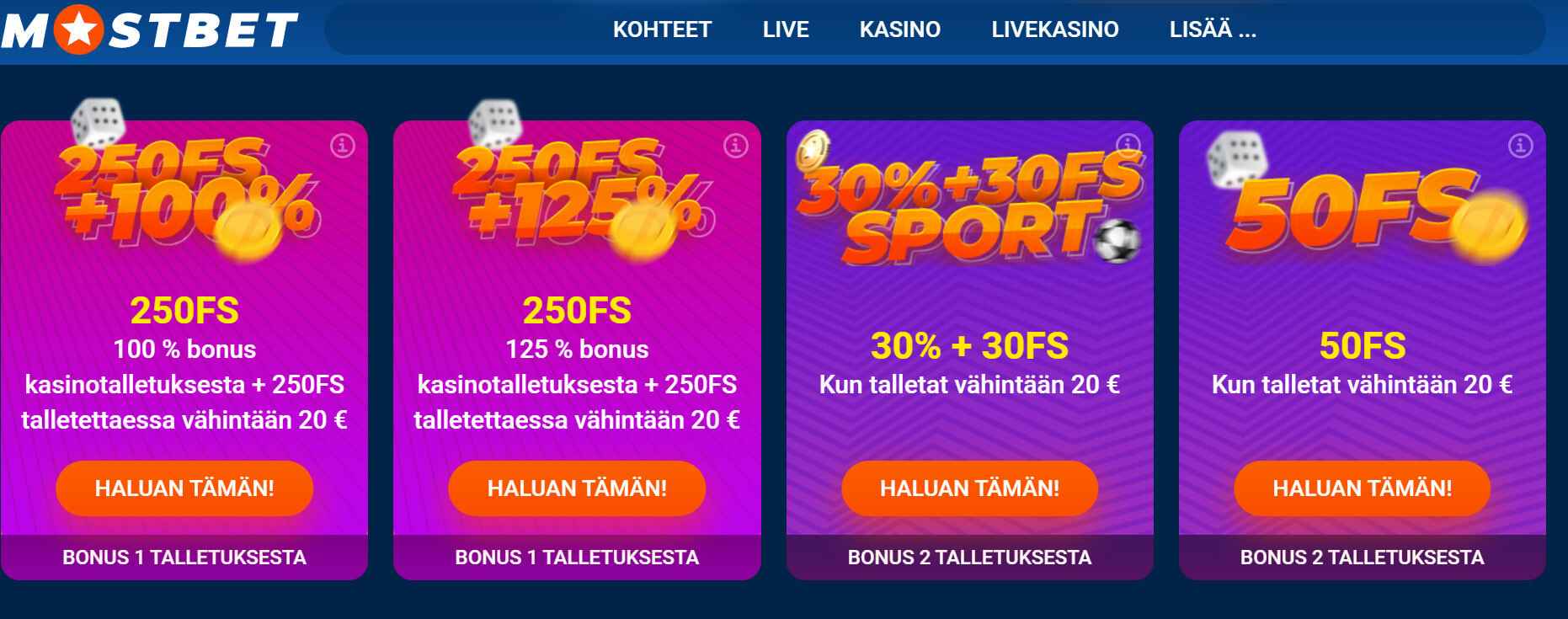 Mostbet, vedonlyontisivustot.tv