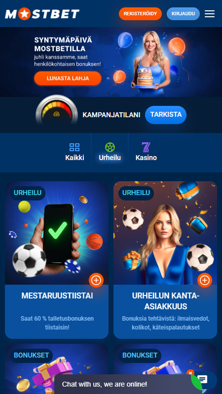 MostBet vedonlyöntibonukset ja tarjoukset