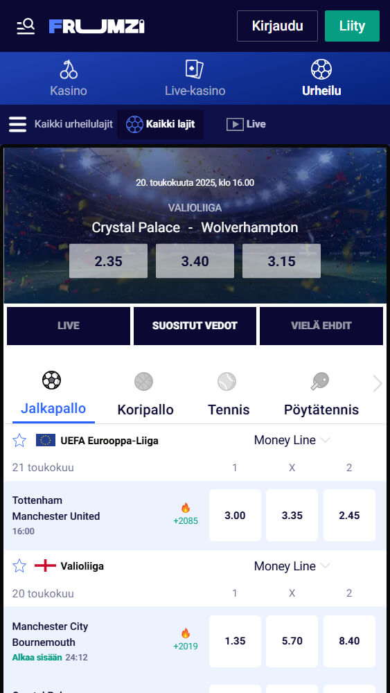 Frumzi sport page
