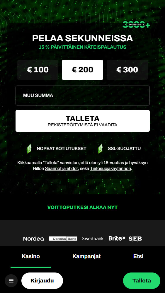 Hillo nettikasinoa