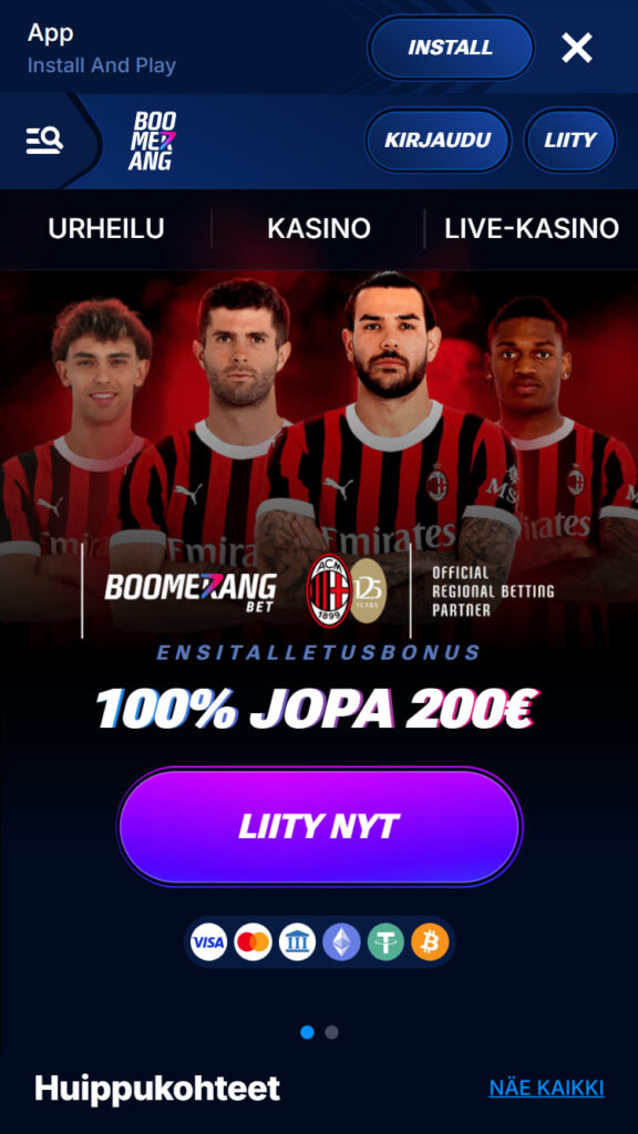 Boomerang bet