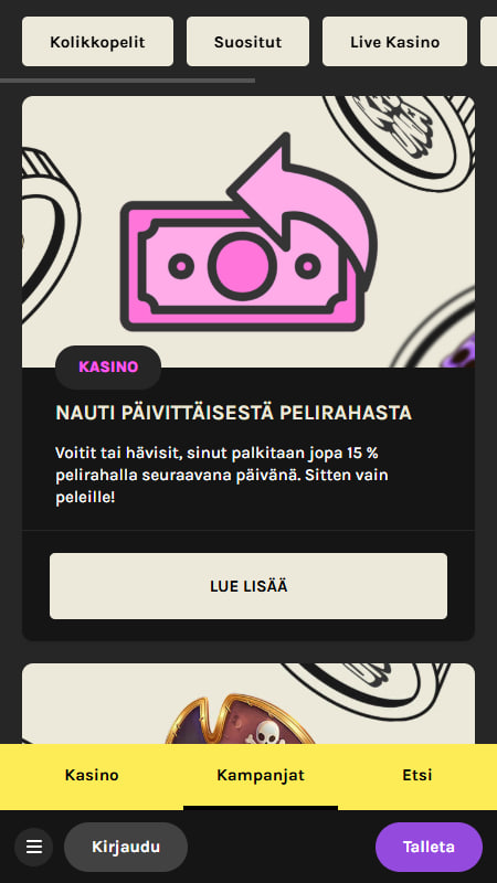 Kruuna nettikasino ilmaista pelirahaa