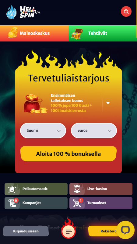 HellSpin Casino Suomessa