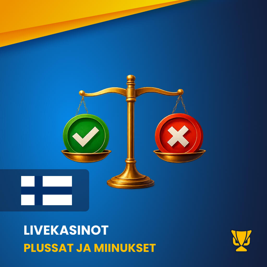 Livekasinot – Plussat ja miinukset