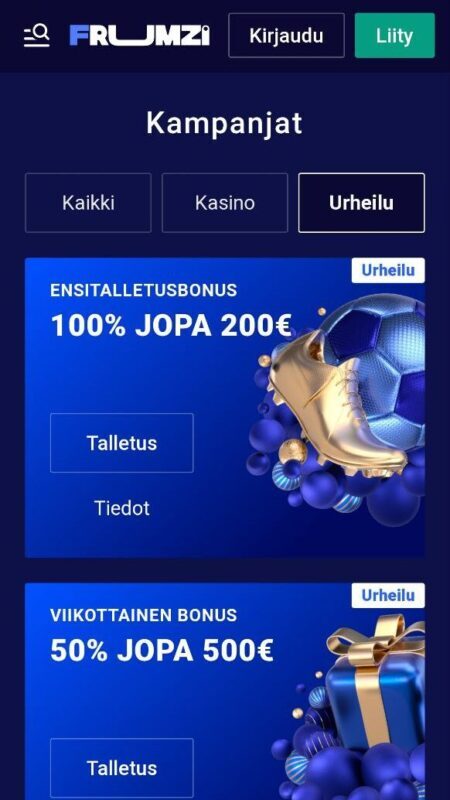 LegZo vedonlyönti Suomesta