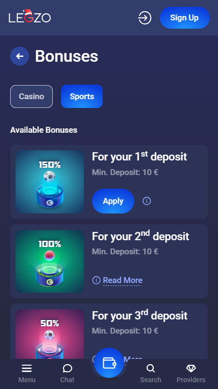 LegZo vedonlyönti Suomesta