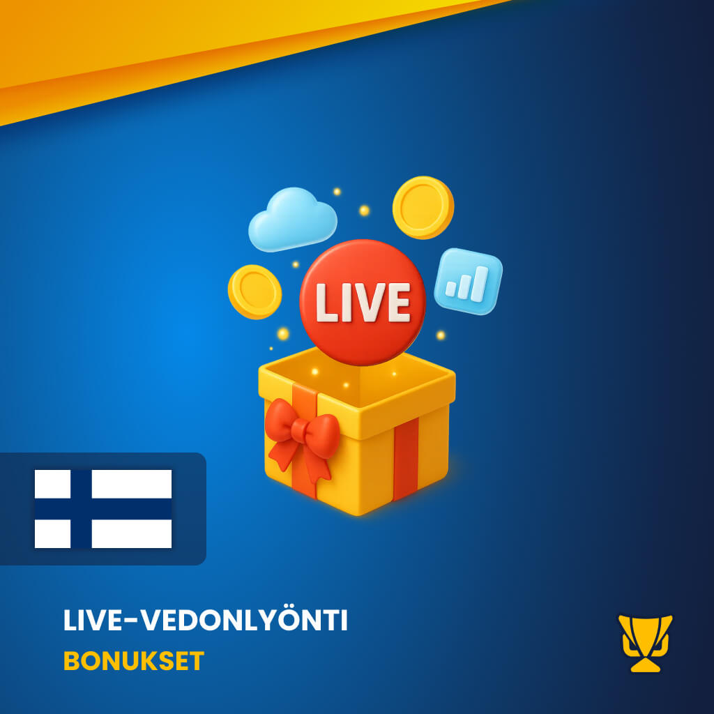 Live-vedonlyöntibonukset