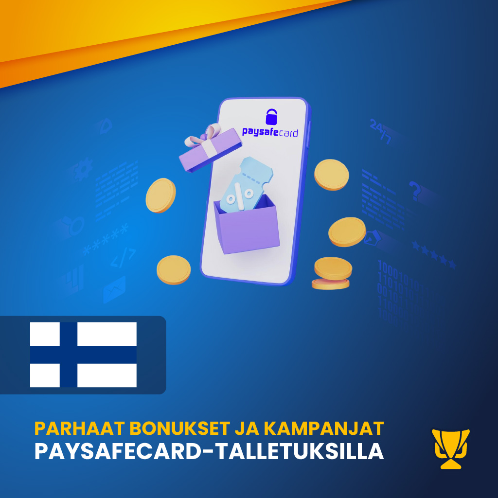 Parhaat bonukset ja kampanjat Paysafecard-talletuksilla