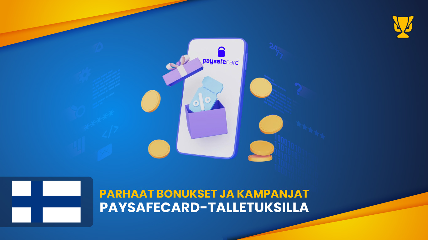 Parhaat bonukset ja kampanjat Paysafecard-talletuksilla