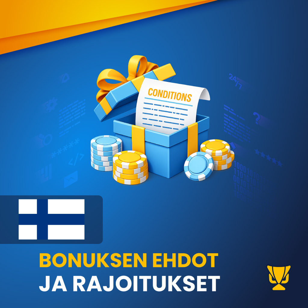 Bonuksen ehdot ja rajoitukset